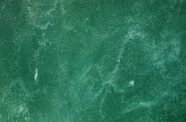 Abstract background from old green plaster.