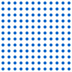 Little polka dot pattern, seamless background, blue on white