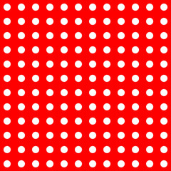 Little polka dot pattern ,seamless background, white on red 