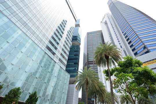 南国のビジネス街 シンガポール ラッフルズプレイス Singapore Raffle’s Place
