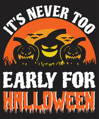 Obraz premium Halloween T-shirt Design Vector