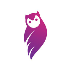 Owl logo vector icon
