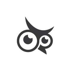 Owl logo vector icon