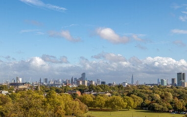 Fototapeta na wymiar London City Skyline, United Kingdom