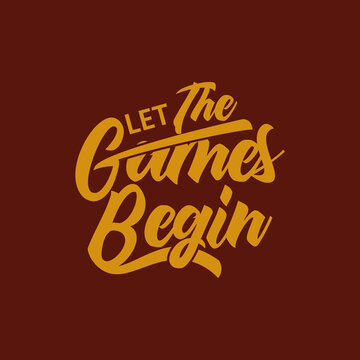 Let The Games Begin Images – Browse 298 Stock Photos, Vectors, and Video