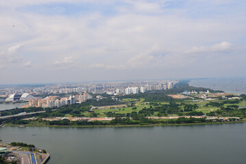 Fototapeta premium シンガポールのゴルフ場全景