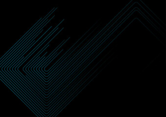 Blue black minimal lines abstract futuristic tech background. Vector digital art design