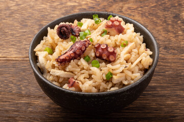 たこ飯　タコの炊き込みご飯