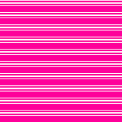 Small and wide stripes pattern, seamless background pink and white, horizontal lines