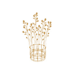 icon  Line Art　Simple Line　アイコン　線画　ボタニカル