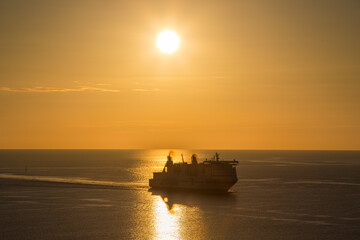 Obraz premium Sonnenaufgang an der Ostsee