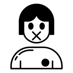 no talking sign indoors