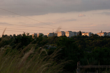 Obraz premium city skyline