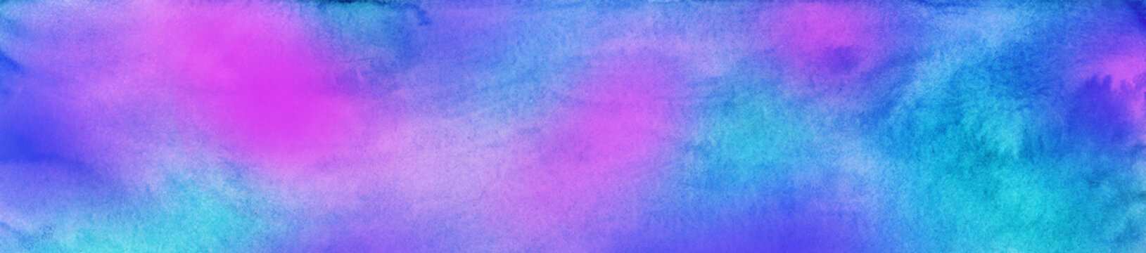 Abstract purple pink blue teal background. Colorful art background with space for design. Web banner. Wide. Panoramic. Website header.