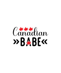 Fototapeta na wymiar Canada Day SVG Bundle, Canadian, Proud to be Canadian Svg, Peace Love Canada Svg, Strong and Free, Digital download