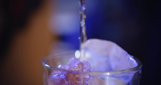 Preparing A Mojito In slow motion