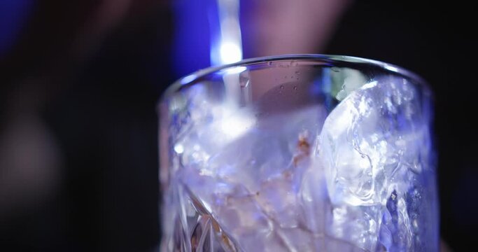 Preparing A Mojito Cocktail at a bar