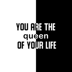 Quote on black and white background
