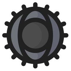 Fototapeta premium Black hole Icon