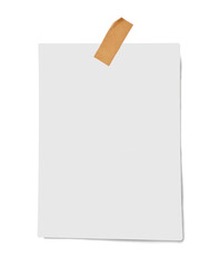 paper message note reminder blank background office business white empty page label tag adhesive tape