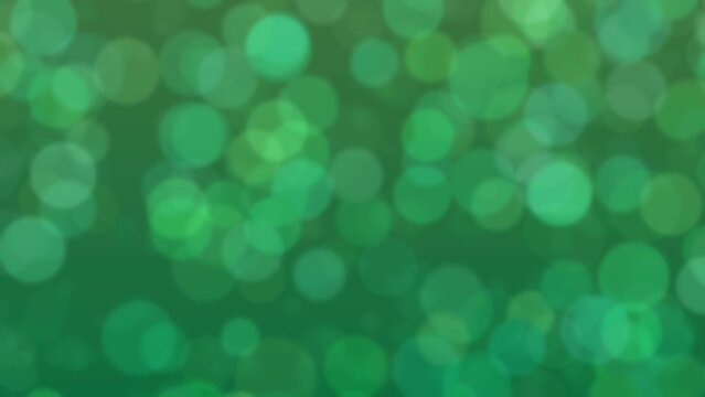 Motion graphics. Abstract background of forest green colors with circle shaped pattern