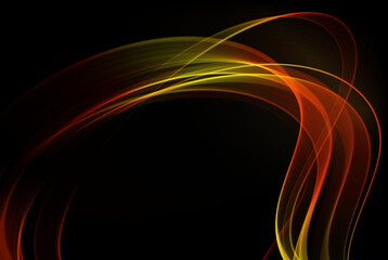 Abstract golden luxury wave mockup background. Flow gold glitters wave. Vector illustration