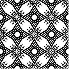 Abstract background with black and white pattern. Unique geometric vector swatch. Perfect for site backdrop, wrapping paper, wallpaper, textile and surface design. 