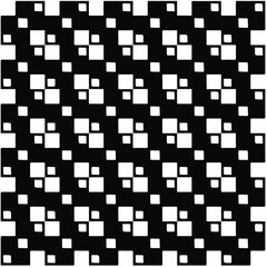 Abstract background with black and white pattern. Unique geometric vector swatch. Perfect for site backdrop, wrapping paper, wallpaper, textile and surface design. 
