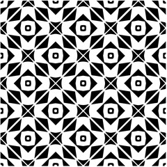Abstract background with black and white pattern. Unique geometric vector swatch. Perfect for site backdrop, wrapping paper, wallpaper, textile and surface design. 