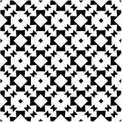 Abstract background with black and white pattern. Unique geometric vector swatch. Perfect for site backdrop, wrapping paper, wallpaper, textile and surface design. 