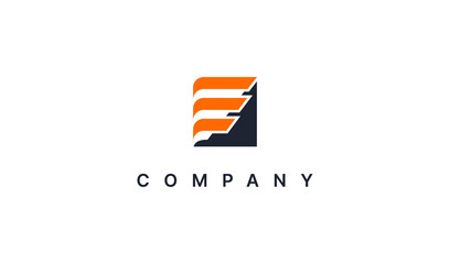Fototapeta premium Initial Letter E Book Logo. Usable for Business and Branding Company Logos. Flat Vector Logo Design Template Element.