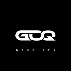 GOQ Letter Initial Logo Design Template Vector Illustration