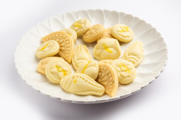 Sandesh or shondesh is a dessert, originating from the Bengal, India, created with milk and sugar