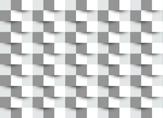 3d cubes background with grey and white colors