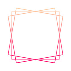 gradient geometric frame
