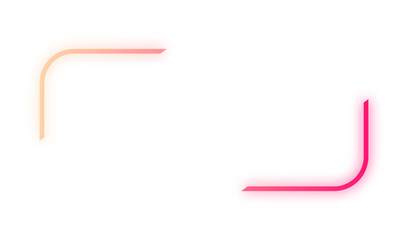 glowing corner frame
