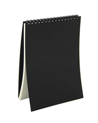 Empty notebook planner isolated on the white background