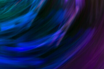 Abstraction in dark blue tones, magical mysterious waves.
