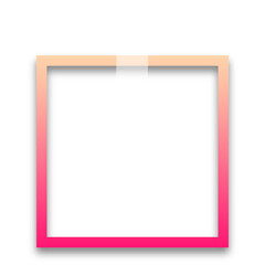 Obraz premium gradient pinned square frame 