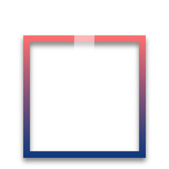 gradient pinned square frame
