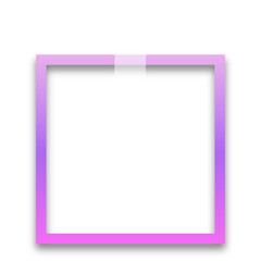 gradient pinned square frame
