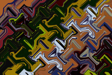 Fototapeta premium Abstract and contemporary digital art design