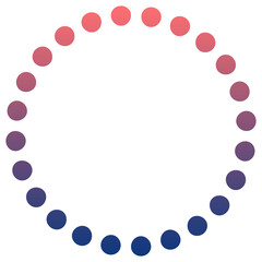 gradient dotted circle shape
