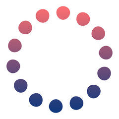 gradient dotted circle shape
