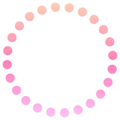 gradient dotted circle shape
