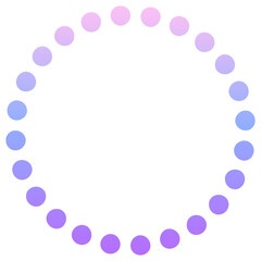 gradient dotted circle shape
