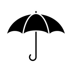 Umbrella icon isolated on white background. Vector illustration