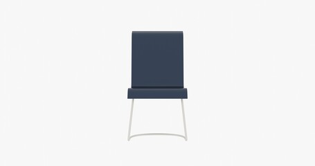 3D Render Chair Front View