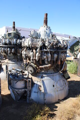 Military airplanes and aircraft engines vintage