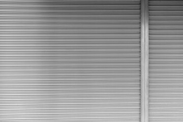 Old metal roller door background photo